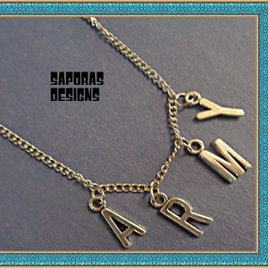 Silver Tone Army Design Necklace Unisex